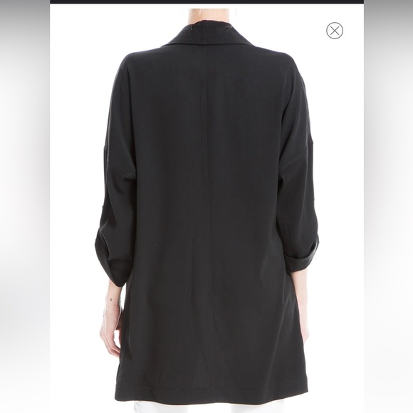 Max Studio Black flowy lightweight jacket size 1xl - Picture 3 of 15